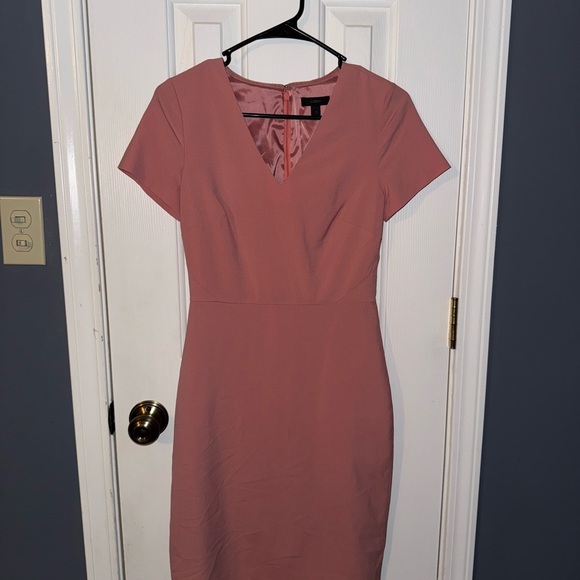 J. Crew Dusty Rose Midi Dress - Picture 1 of 3